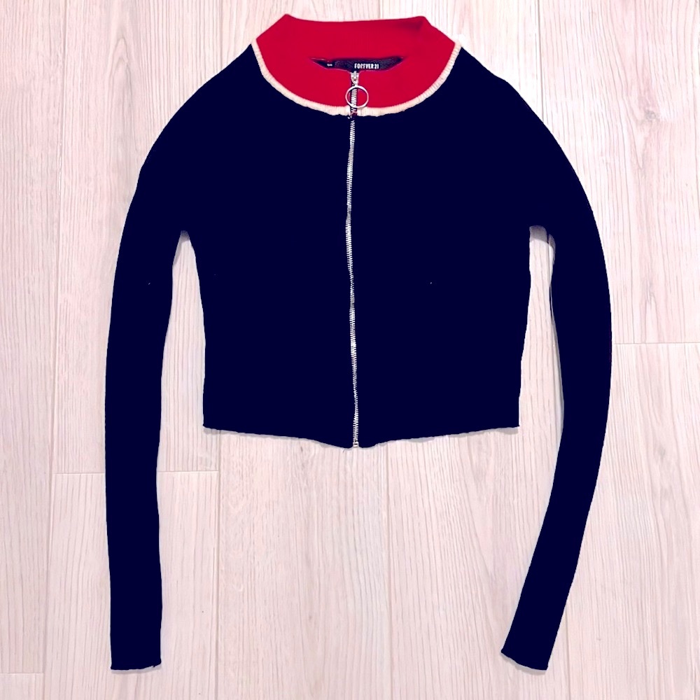5 FOR $25 ribbed knit crop sweater - Picture 2 of 2